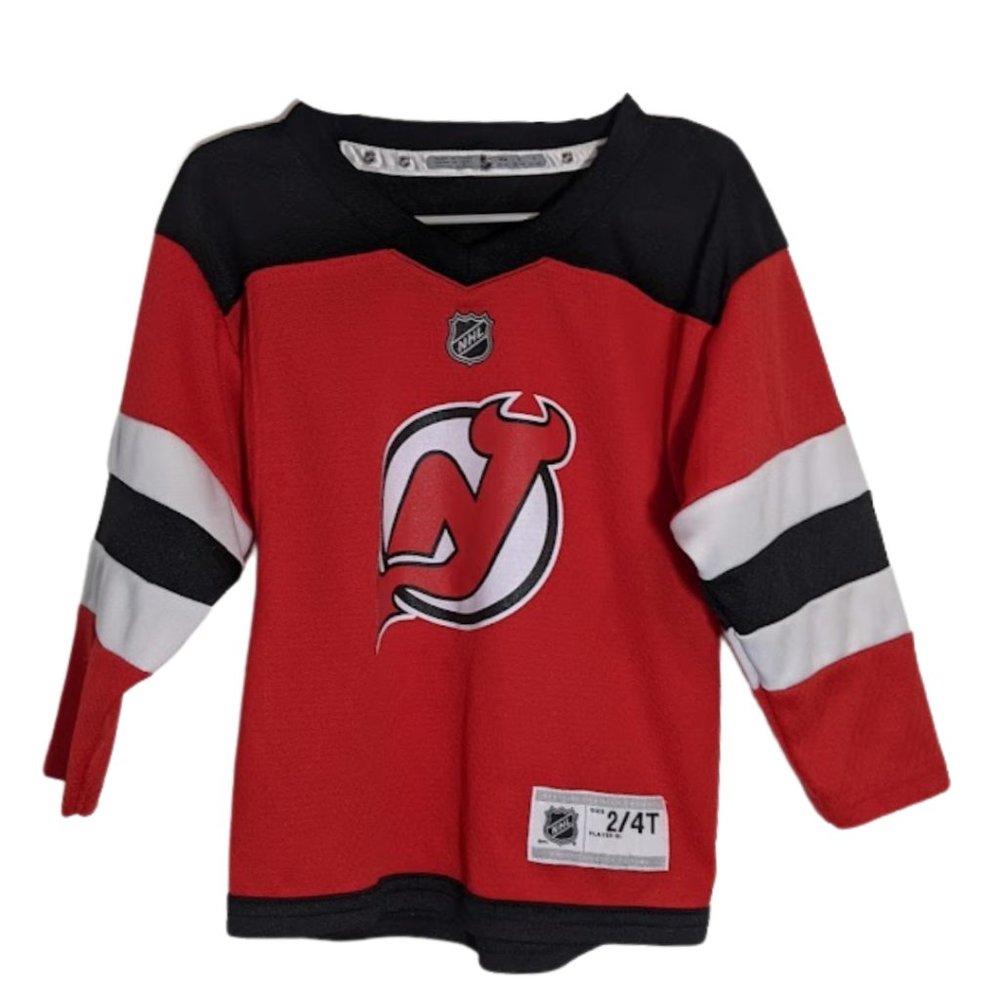 NEW JERSEY DEVILS  Long Sleeve Jersey Size 2/4T